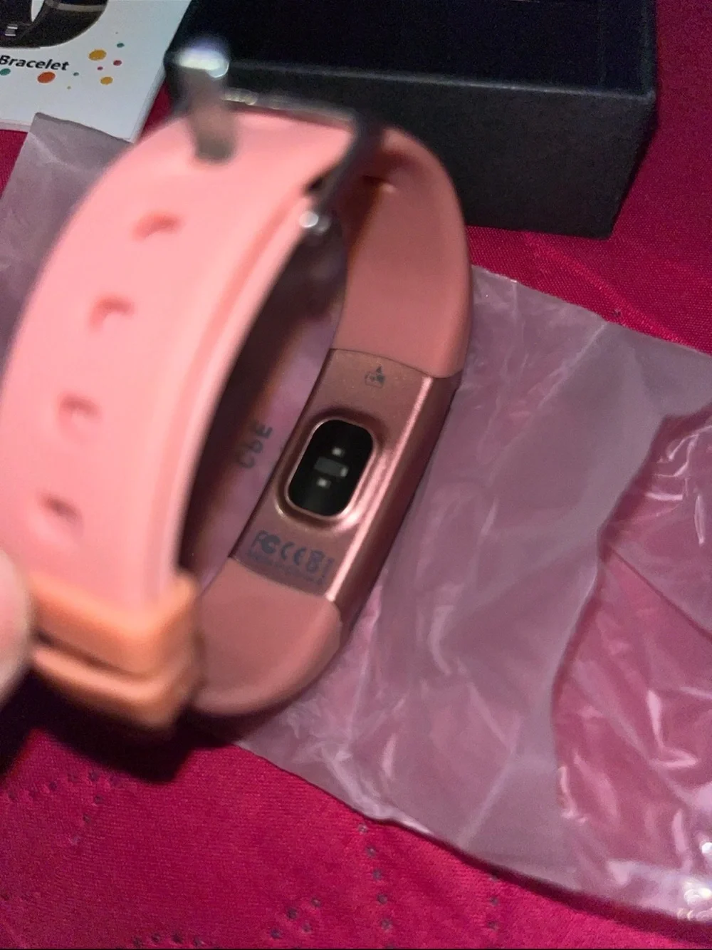 Rose Gold Smart Watch Bracelet Fitness Tracker - Unbranded
